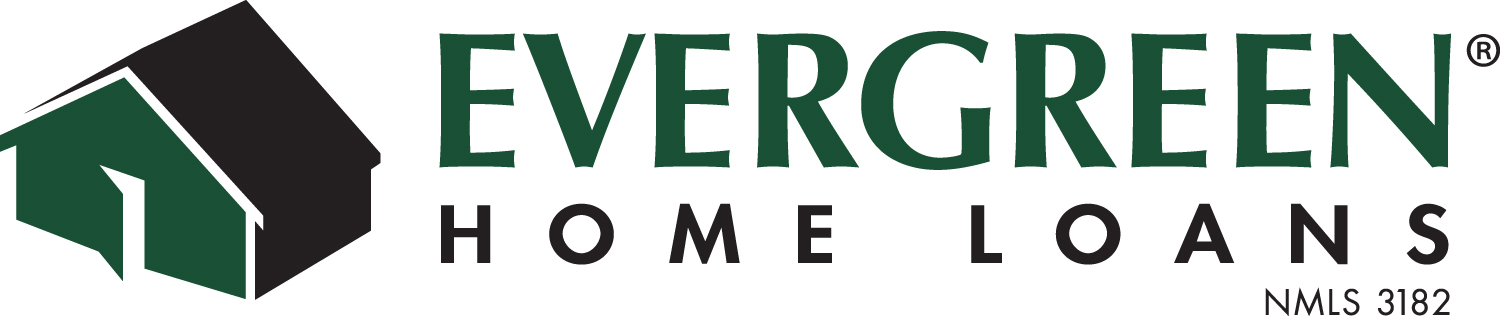 Logotipo retro de Evergreen Home Loans