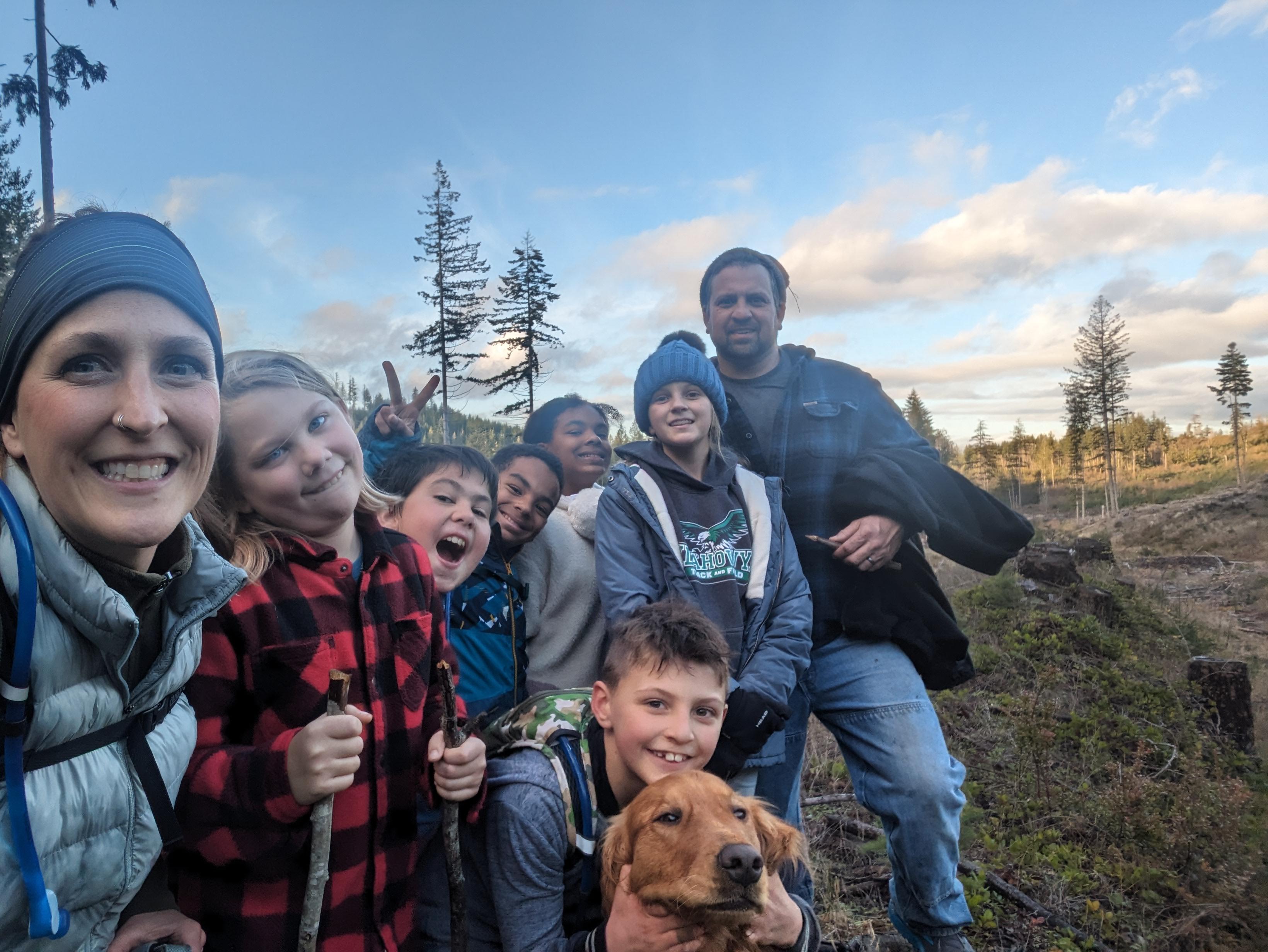 Kara Kelley y familia